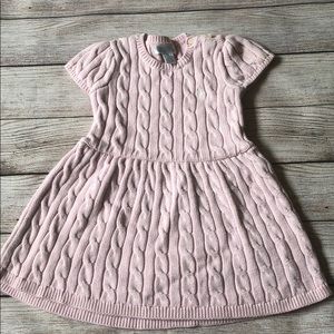 Ralph Lauren Short Sleeve Cable Knit Dress